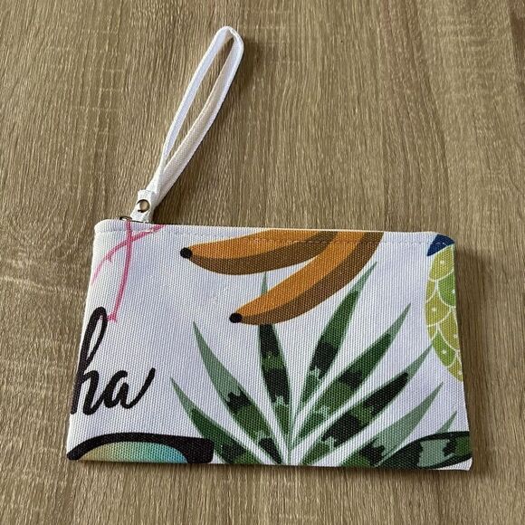 NWOT … AXIZ GROUP “Aloha” Wristlet / Clutch Bag - Picture 1 of 4